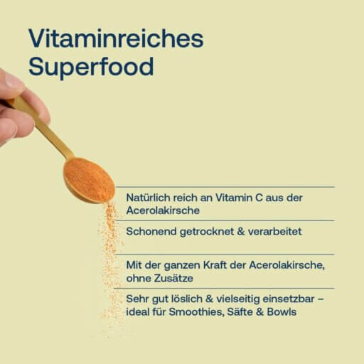 Acerola Pulver BIO 200 g - Superfood