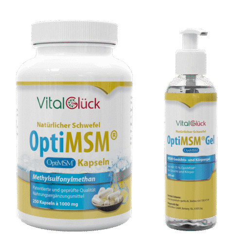 MSM Set: OptiMSM Kapseln und OptiMSM Gel - kombiniert sparen!