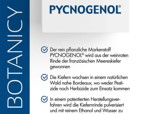 OPC forte mit Pycnogenol Rein pflanzlicher Markenrohstoff