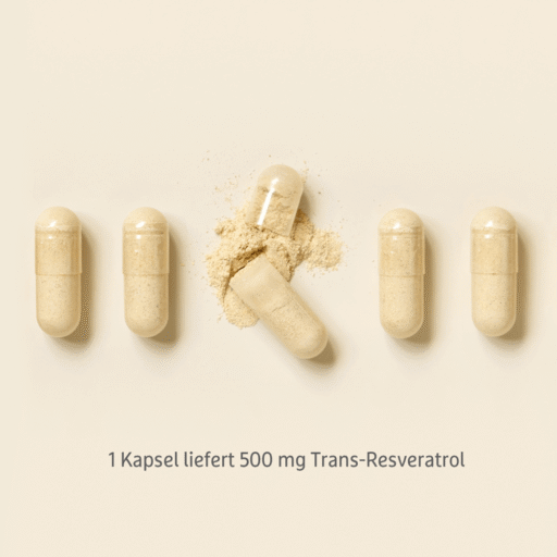 Resveratrol – sekundärer Pflanzenstoff 60 Kapseln - Hoch dosiert