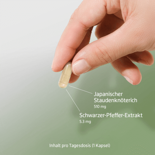Resveratrol – sekundärer Pflanzenstoff 60 Kapseln - Inhalt