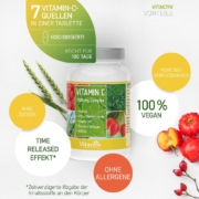 Vitamin C 1000 mg Complex mit Acerola 100 Tabletten Vorteile