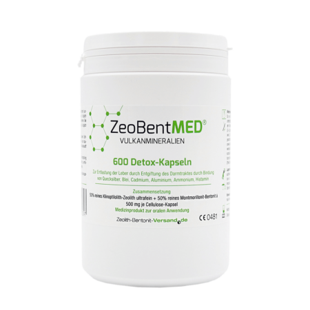 ZeoBent MED Detox 600 Kapseln