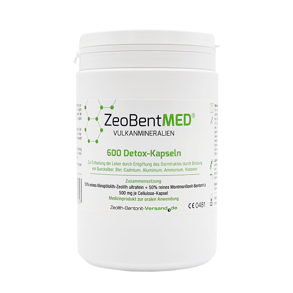 ZeoBent MED Detox 600 Kapseln